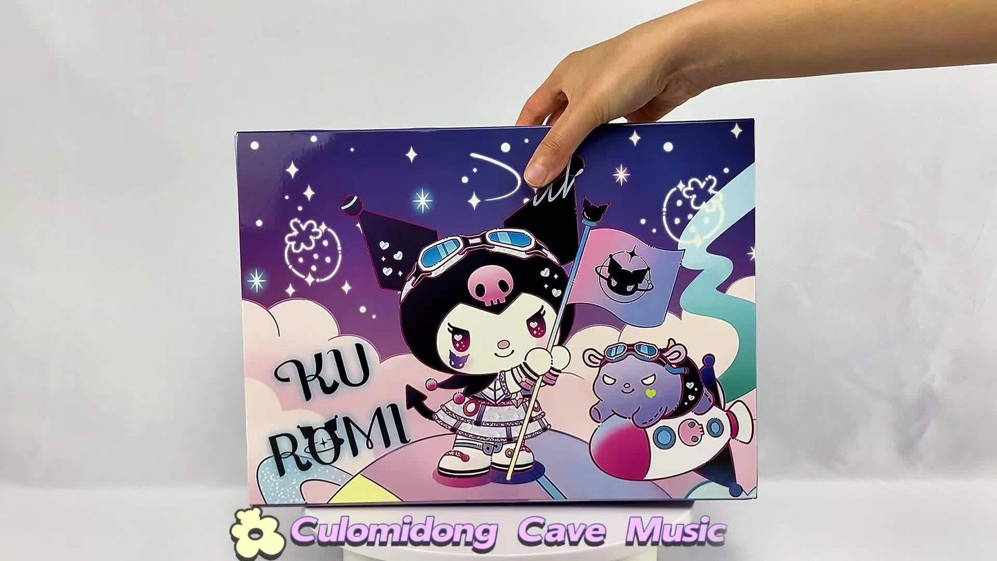 Sanrio Kuromi Advent Calendar Christmas Accessories for Christmas Holiday Decoration, Christmas Decorations for Home, Advent Calendars for Christmas Collectables, Advent Calendar Stuffers, Seasonal Collectibles, Festive Home