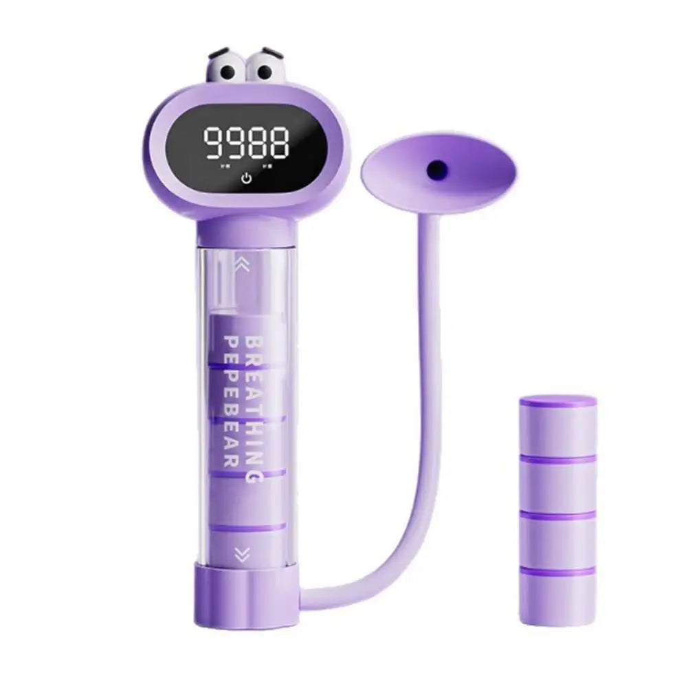 Digital Breathing Dumbbells Training Device, Abdominal Breathing Capacity,Slimming Belly, Breathing Resistance Training Dumbbell