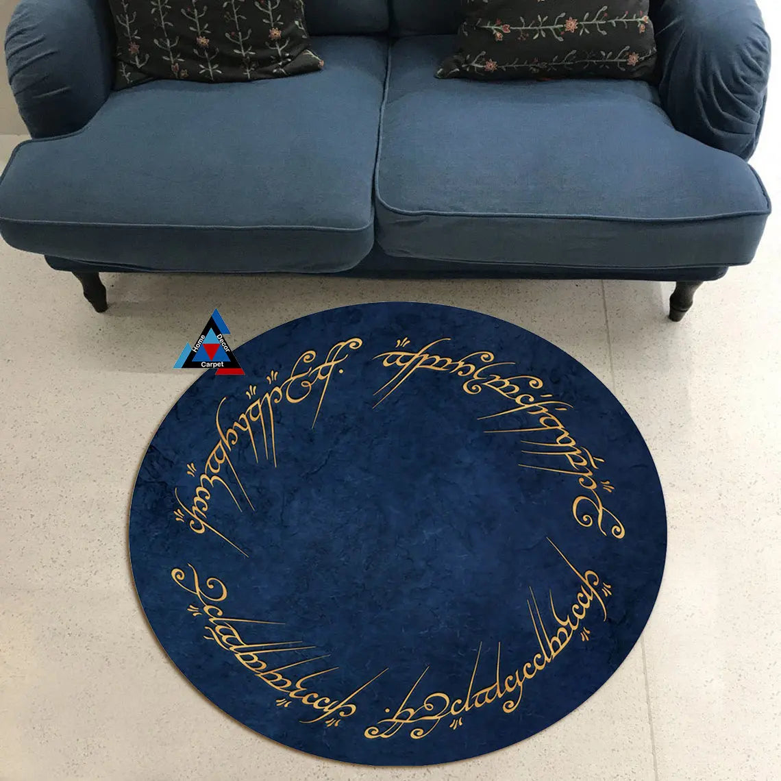 Legendary Movie Rug Living Room Round Rug Popular Home Rug Ring Round Rug Lord Popular Rug Fantastic Rug The Hobbit Rug