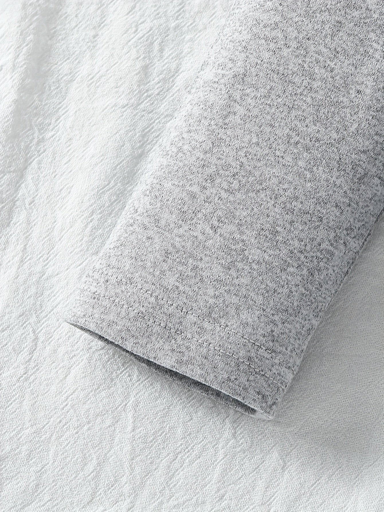 1pc Baby Long Sleeve Romper - Thanksgiving, Halloween, Christmas & Birthday Outfit with Custom Logo/Text - Soft Grey Onesie for Newborns, Infants, Toddlers - Easy Button Closure - Perfect for Photoshoots, Family Gatherings, E