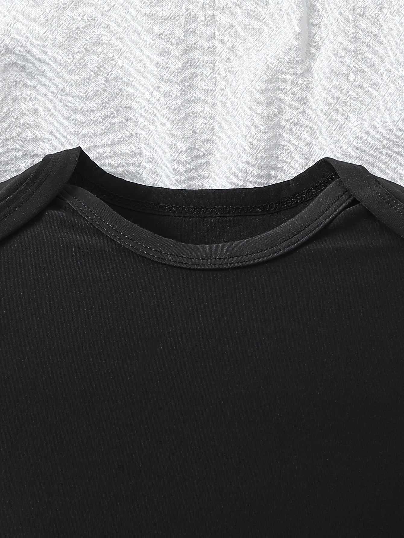 1pc Baby Long Sleeve Romper - Thanksgiving, Halloween, Christmas & Birthday Outfit with Custom Logo/Text - Soft Grey Onesie for Newborns, Infants, Toddlers - Easy Button Closure - Perfect for Photoshoots, Family Gatherings, E