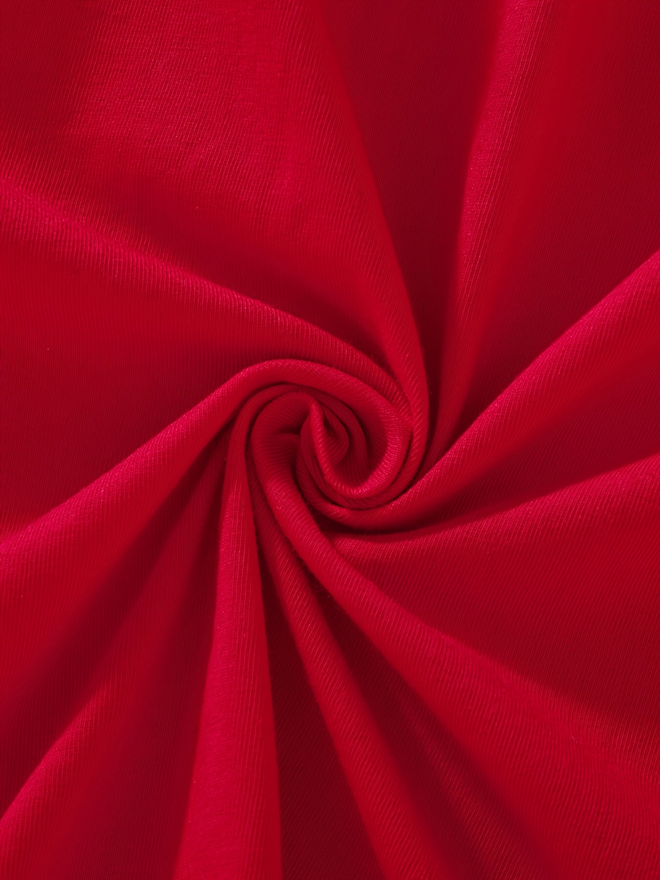 [Christmas Santa Claus Set] Christmas Santa Claus Boys & Girls Set - Red Long Sleeve Top with Santa & Snowflake Print, Red & White Striped Pants, Round Neck, All-Season Comfort, Casual Home Wear, Christmas Pajamas, Christmas