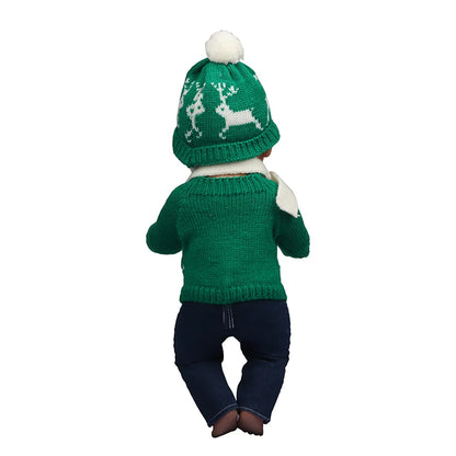 Christmas Doll Clothes Suit For American 18 Inch Girl Doll Cute Outfit Dress Seet For 43Cm Baby New Born&Our generation Doll Toy