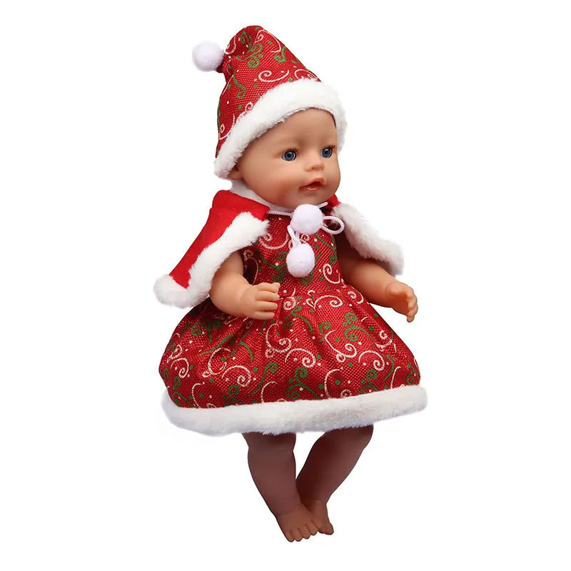 Christmas Doll Clothes Suit For American 18 Inch Girl Doll Cute Outfit Dress Seet For 43Cm Baby New Born&Our generation Doll Toy