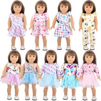 Christmas Doll Clothes Suit For American 18 Inch Girl Doll Cute Outfit Dress Seet For 43Cm Baby New Born&Our generation Doll Toy