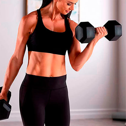 Bluelander 25Lb Dumbbell Pair Dumbbell Set Home Exercise Dumbbell Set Rubber Cover Knurled Steel Handle 25Lb Dumbbell