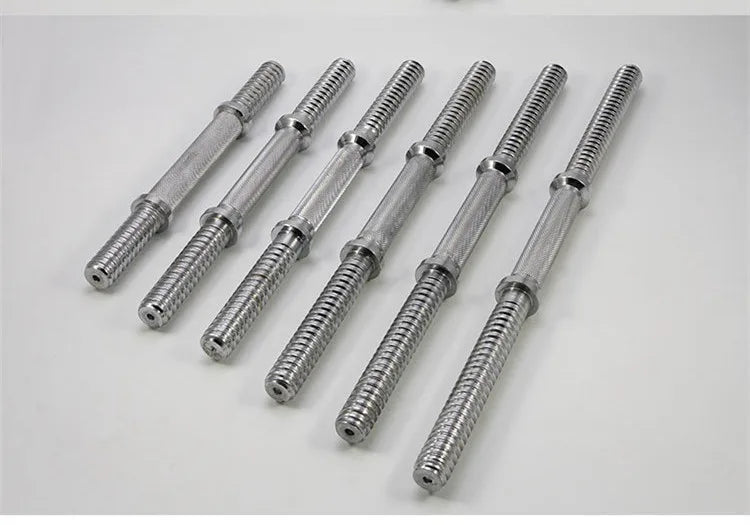 Fitness Dumbbell Bar With Clamps 25mm Adjustable Weight Standard Threaded Dumbbell Handle Home Gym Dumbbell Training Accessories