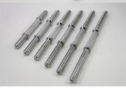 Fitness Dumbbell Bar With Clamps 25mm Adjustable Weight Standard Threaded Dumbbell Handle Home Gym Dumbbell Training Accessories