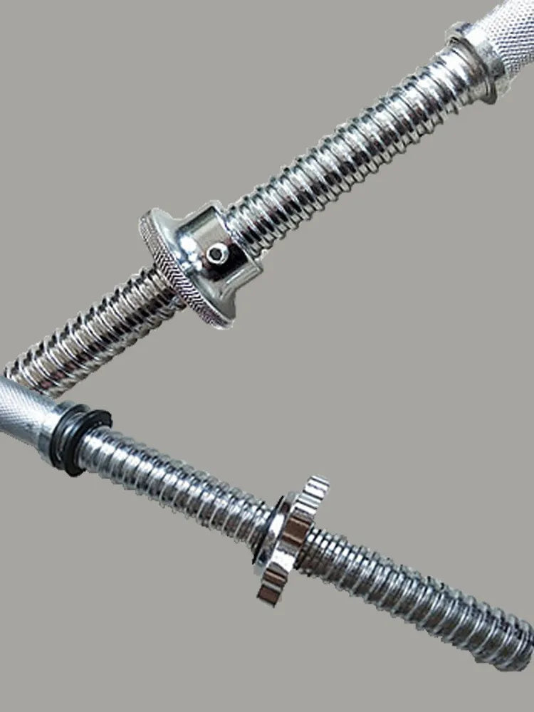 Fitness Dumbbell Bar With Clamps 25mm Adjustable Weight Standard Threaded Dumbbell Handle Home Gym Dumbbell Training Accessories