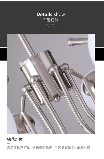 Mid Century Chandelier Antique Bauhaus Chandelier For Living Room Bedroom Restaurant Decor Designer Dining Room Hanging Lamp