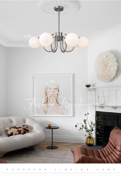 Mid Century Chandelier Antique Bauhaus Chandelier For Living Room Bedroom Restaurant Decor Designer Dining Room Hanging Lamp