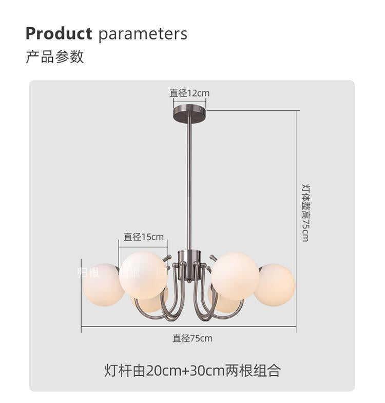 Mid Century Chandelier Antique Bauhaus Chandelier For Living Room Bedroom Restaurant Decor Designer Dining Room Hanging Lamp