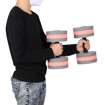 Eco Friendly Roundness Foam Water Floating Dumbbell Fitness Equipment Fitness Foam Dumbbell Floating Dumbbell Roundness Dumbbell