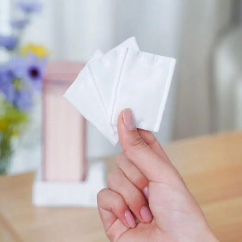 Automatic Cosmetic Cotton Box Press Type Dustproof Makeup Remover Cotton Storage Box Creative Household Products