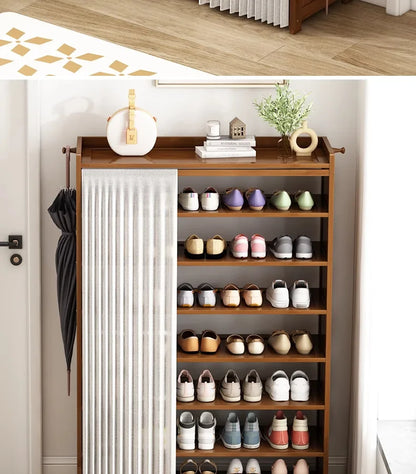 Household shoe cabinet, shoe storage rack, simple shelf, large-capacity shoe rack.