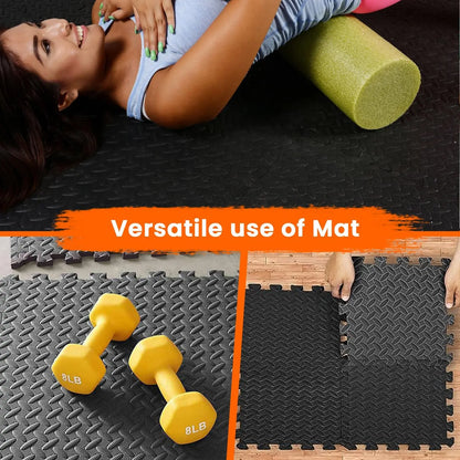8/16/20-Piece Anti-slip and Shock-absorbing Fitness Mat Made of EVA Eco-friendly Material BPA-free Yoga Mat Suitable for Gyms