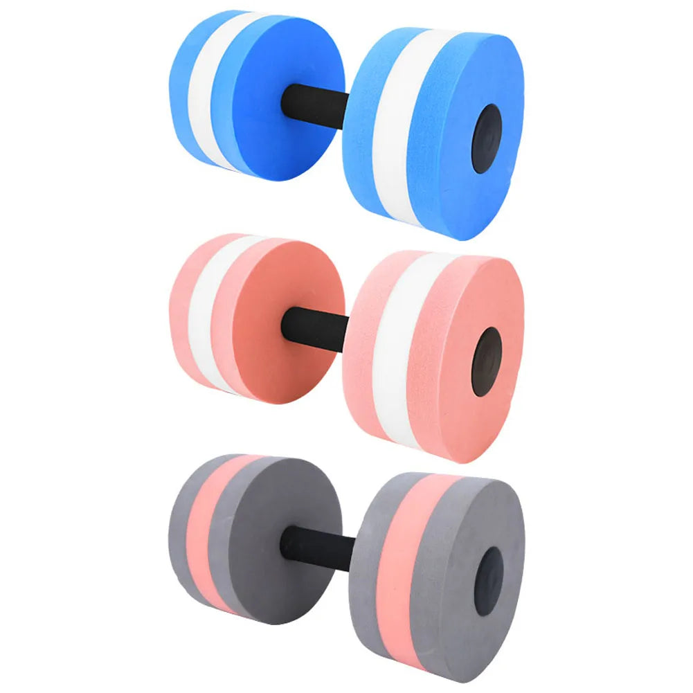 Eco Friendly Roundness Foam Water Floating Dumbbell Fitness Equipment Fitness Foam Dumbbell Floating Dumbbell Roundness Dumbbell