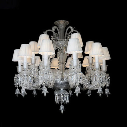 Living Room Chandelier Large Hotel Wedding Luxury Crystal Ceiling Lustre Led Crystal Pendant Light Hotel villa Palac Fixture