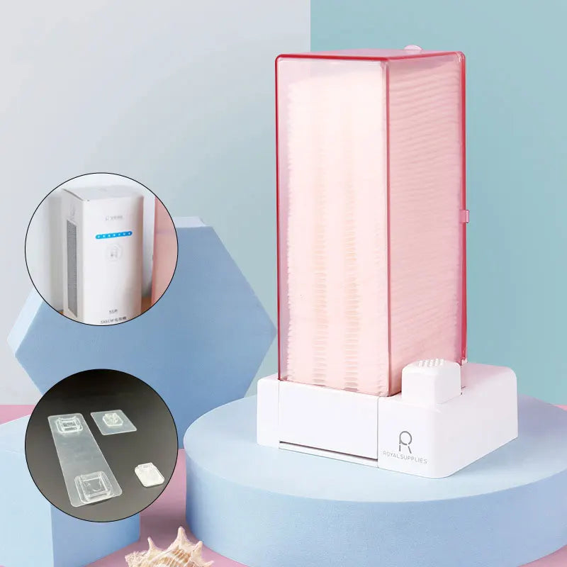 Automatic Cosmetic Cotton Box Press Type Dustproof Makeup Remover Cotton Storage Box Creative Household Products