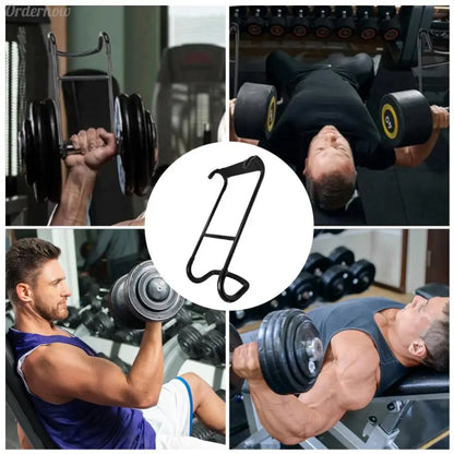 Dumbbell Spotter Hooks 250 lbs Load Capacity Heavy Duty Dumbbell Hooks for Dumbbell Bench Press Chest & Shoulder Workout