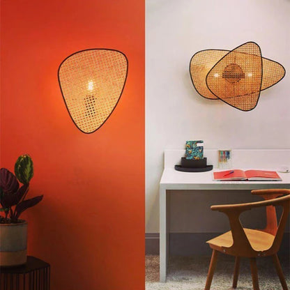 French Design Hand Made Screen Rattan Chandelier for DiningLiving Room Suspension Home Decor Lamp Indoor Lighting Factory Outlet
