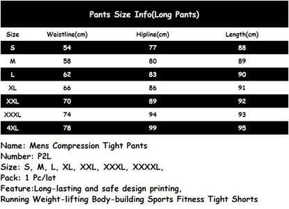 Gym Mens Fitness Running Sport Pants Athletics Tight Leggings Joggings Skinny Yoga Compression Trousers Lycra Sweatpants Dry Fit