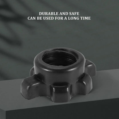 4Pcs Dumbbell Bar Nut Barbells Spin Screw Clamp Dumbell Weight Lifting Fitness Equipments Accessories A005