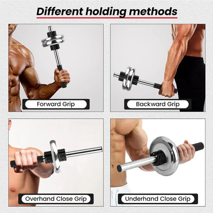 Dumbbell Bar Wrist Bar Workout Exerciser Equipment Adjustable Forearm Strengthener For Women Men Home Workplace Gym Fitness