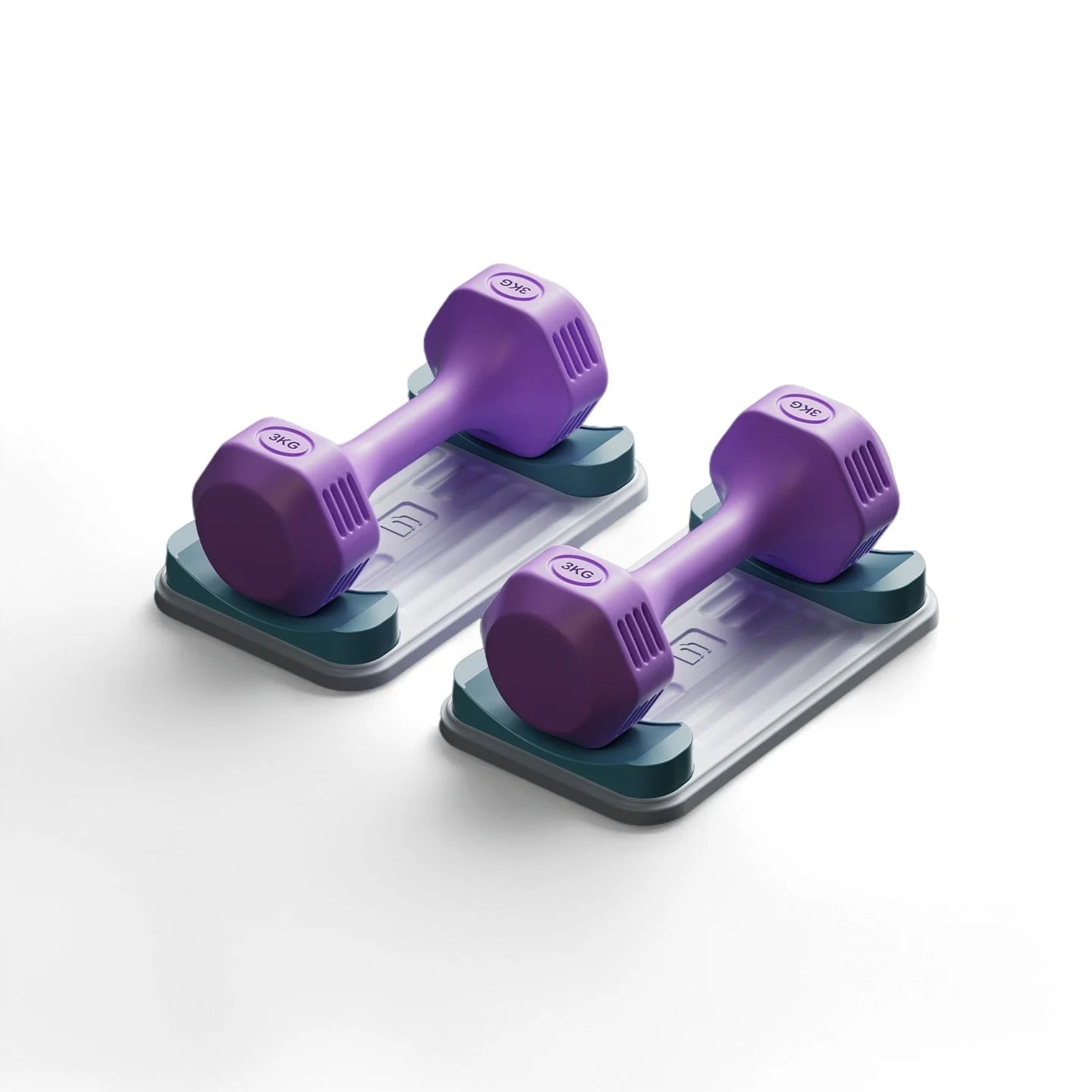Stable Home Dumbbell Support Rack Multi-Functional Universal Plastic Dumbbell Rack Anti-Slip Durable Organize Fitness Equipment