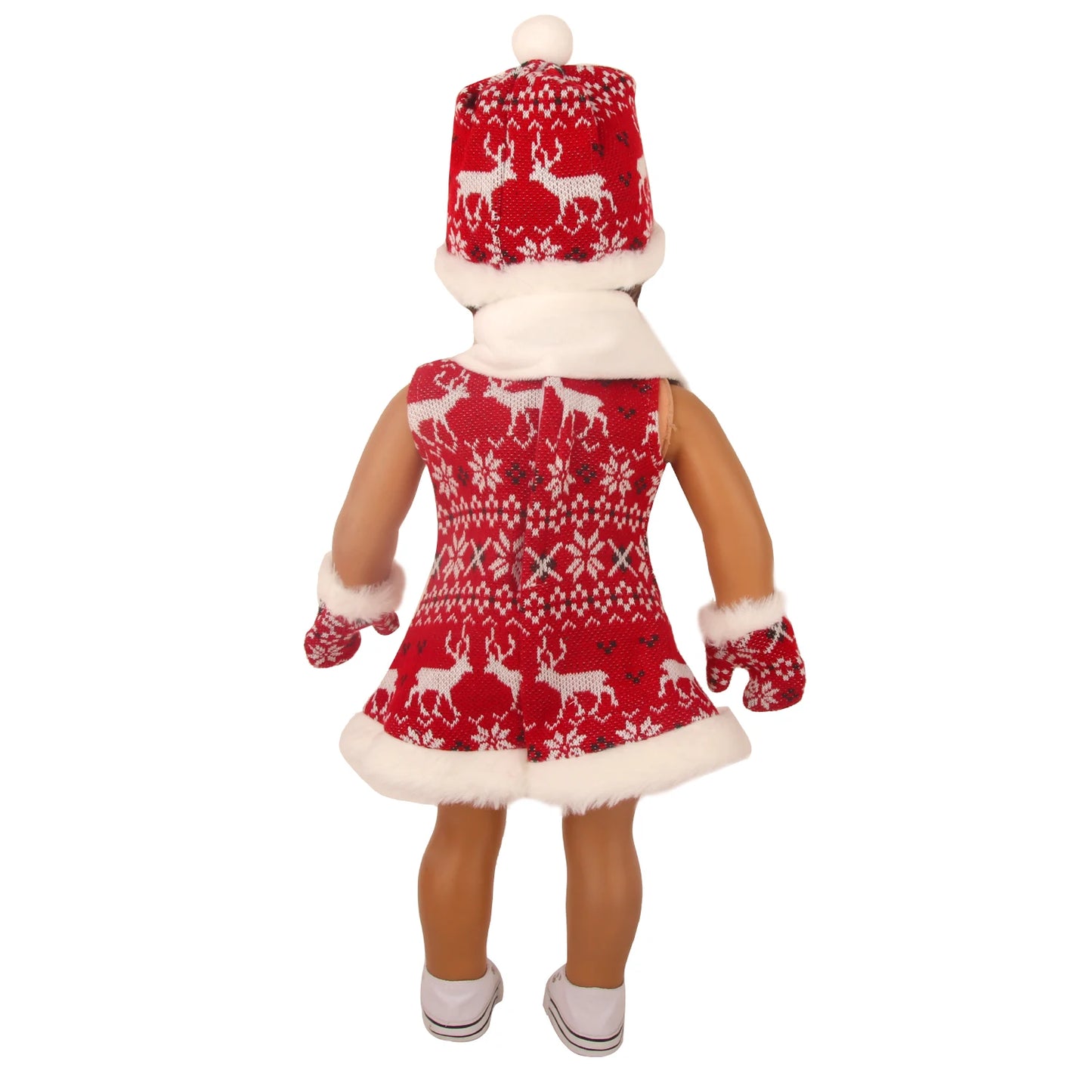 Christmas Doll Clothes Suit For American 18 Inch Girl Doll Cute Outfit Dress Seet For 43Cm Baby New Born&Our generation Doll Toy