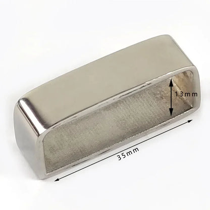 35-40mm Metal Pure Copper Belts Loops Hook Solid Brass O D Ring Belt Buckle for Men's Clothing Craft DIY Hardware Accessories