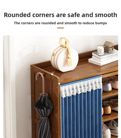 Household shoe cabinet, shoe storage rack, simple shelf, large-capacity shoe rack.