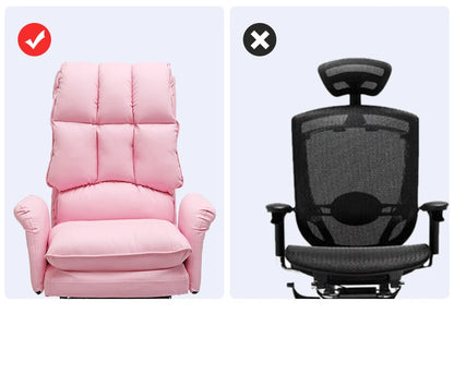 2025 New gaming chair pink office computer chair comfortable soft  gamer chair PU Leather chair Rotating recliner with footrest