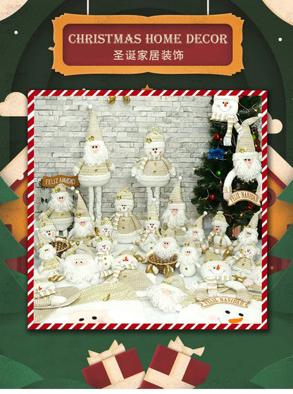 Christmas dwarf dolls Santa snowman dolls Christmas decoration products Christmas gift ornaments