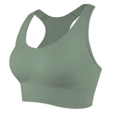 Sports Bras for Women Hollow Out Breathable Seamless Stretchy Beautiful Back Yoga Bra with Removable Cups Gym Sportswear