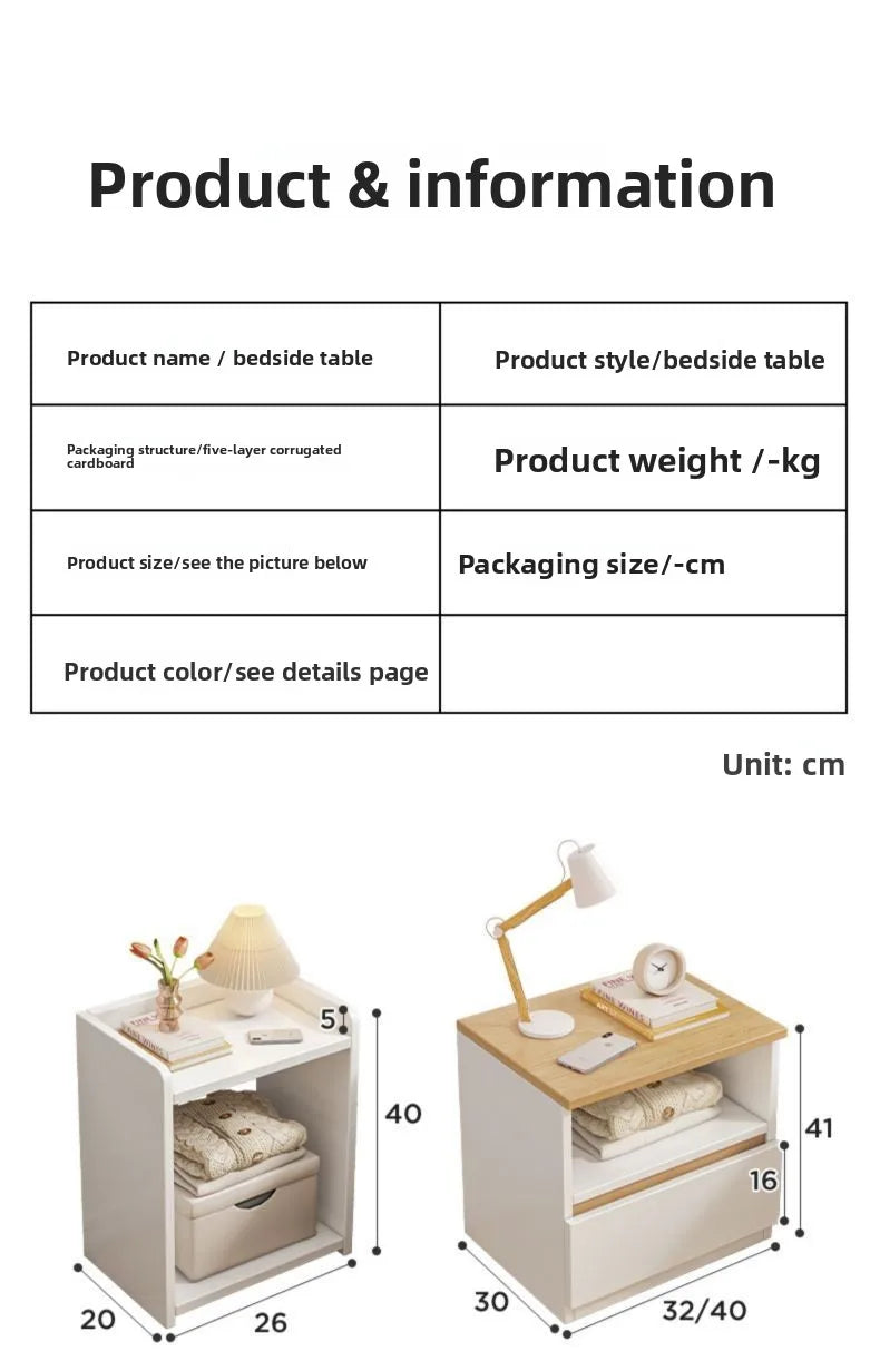 Household Goods Bedside Table Small Storage Locker Bedside Locker Small Cabinet
