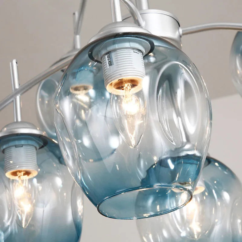 Nordic Chandelier For Foyer Dining room Bar Kitchen Island hanging chandelier Art Decor glass bubble chandelier