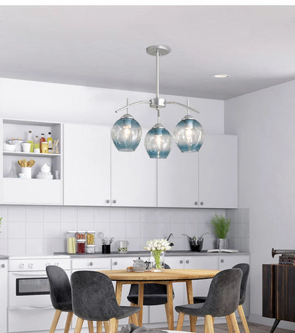 Nordic Chandelier For Foyer Dining room Bar Kitchen Island hanging chandelier Art Decor glass bubble chandelier