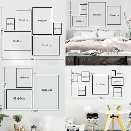Dumbbell Gym Chart Poster Prints Fitness Workout Training Exercise Canvas Painting Black White Art Home Decor Cuadros