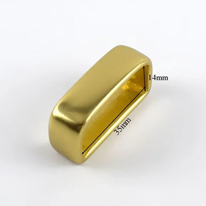 35-40mm Metal Pure Copper Belts Loops Hook Solid Brass O D Ring Belt Buckle for Men's Clothing Craft DIY Hardware Accessories