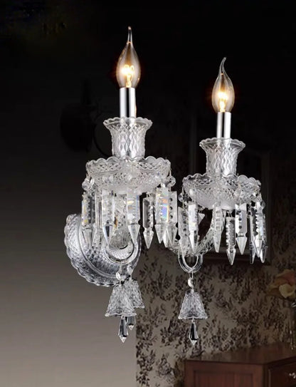 Living Room Chandelier Large Hotel Wedding Luxury Crystal Ceiling Lustre Led Crystal Pendant Light Hotel villa Palac Fixture