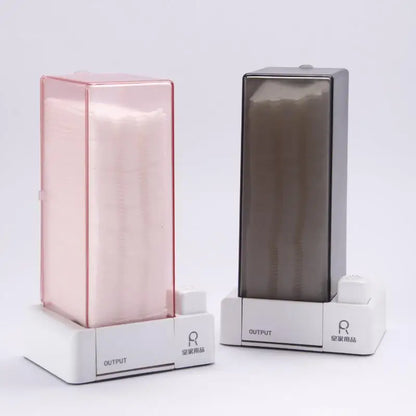 Automatic Cosmetic Cotton Box Press Type Dustproof Makeup Remover Cotton Storage Box Creative Household Products