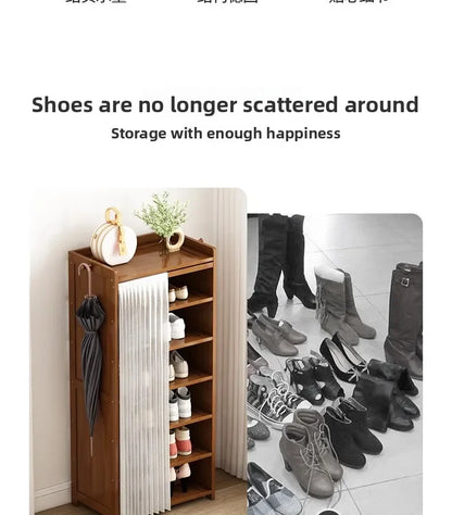 Household shoe cabinet, shoe storage rack, simple shelf, large-capacity shoe rack.