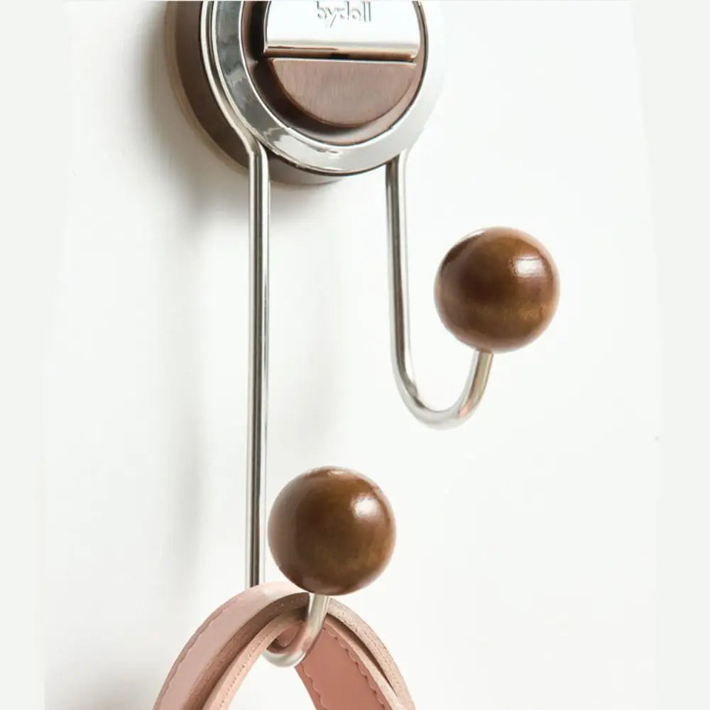 Household Removable Suction Cup Hooks Double Hooks Vacuum Shower Hooks Organizer Storage Wall Hanger Kitchen Bathroom