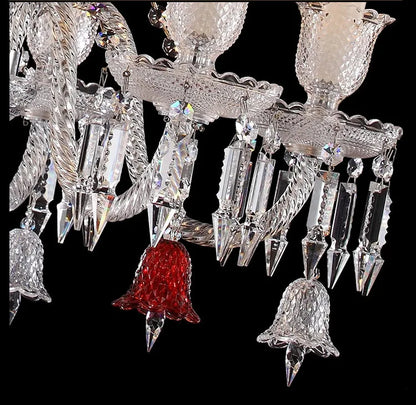 Living Room Chandelier Large Hotel Wedding Luxury Crystal Ceiling Lustre Led Crystal Pendant Light Hotel villa Palac Fixture