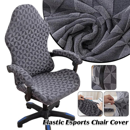 Office Chair Covers Elastic Stretch Washable Computer Slipcovers Breathable Gaming Chair Computer Chair Arm Chair Cover New