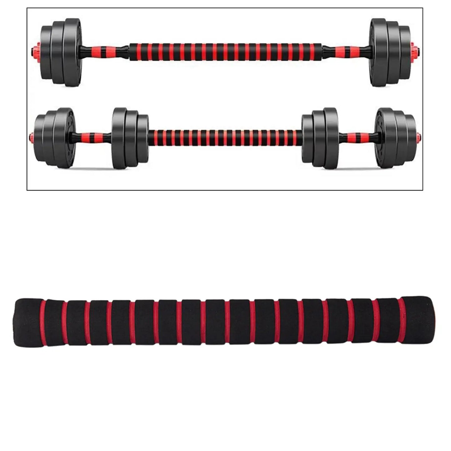 Dumbbell Bar Dumbbell Connector Dumbbell Connecting Equipment Weight Lifting Accessories for Men 2.6cm