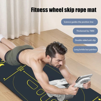 Yoga Mat for Men & Women, Non-Slip & Shock Absorbing, Ideal for Home Pilates, Floor Workouts