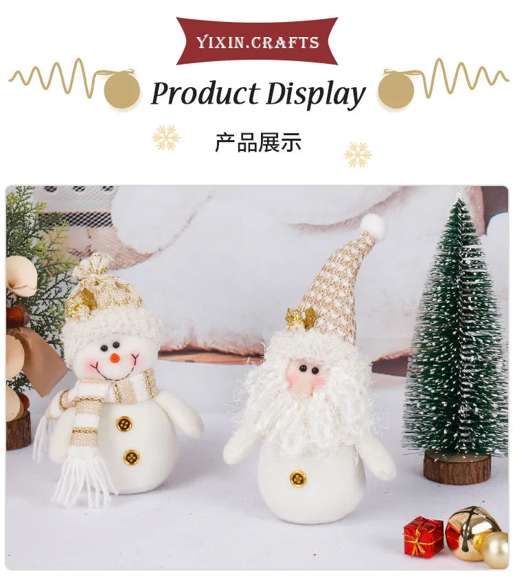 Christmas dwarf dolls Santa snowman dolls Christmas decoration products Christmas gift ornaments