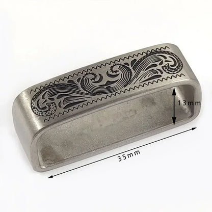 35-40mm Metal Pure Copper Belts Loops Hook Solid Brass O D Ring Belt Buckle for Men's Clothing Craft DIY Hardware Accessories